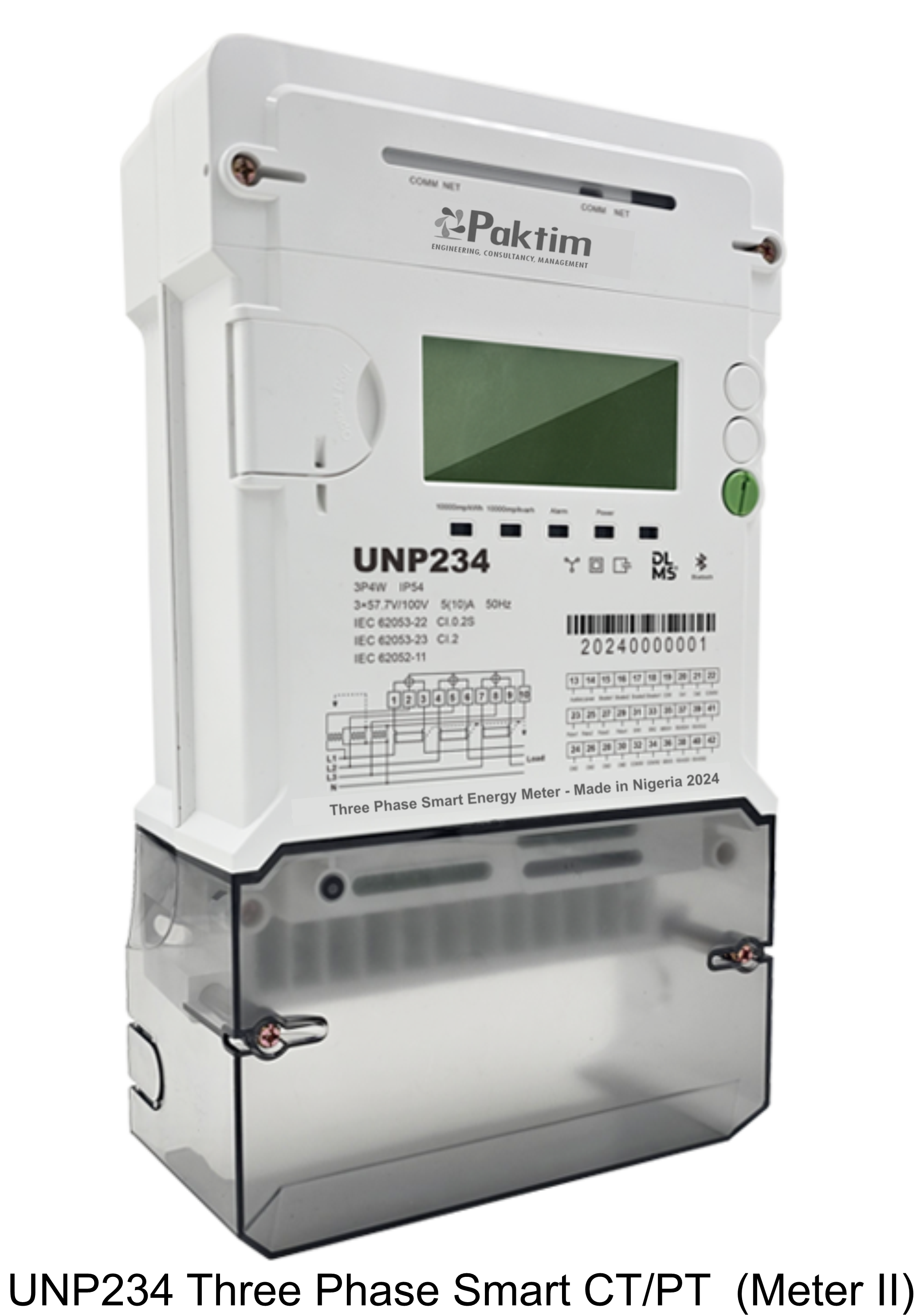 UNP234 Three Phase Smart CT Meter (II)